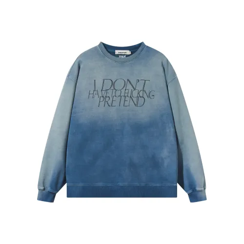 BLIND402 Светло-синий Унисекс Свитшоты