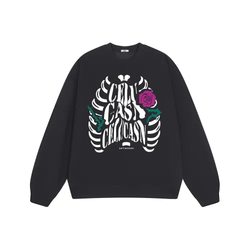 CELUCASN Свитшот с круглым вырезом Унисекс