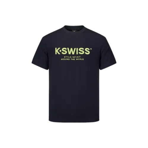 KSWISS T-Shirt Мужской Темный Индиго