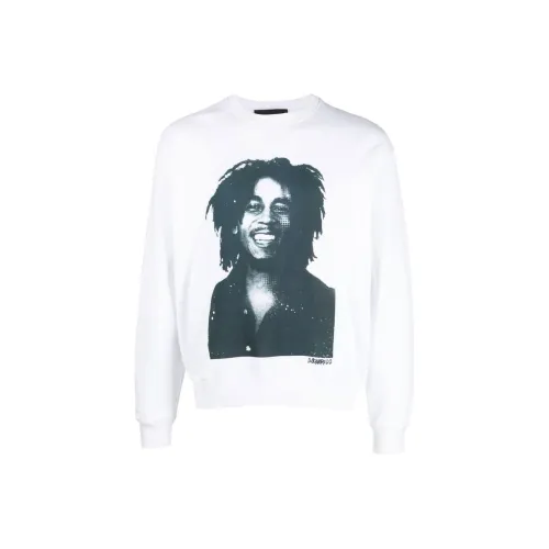 DSQUARED 2 Белый Мужской Свитшот