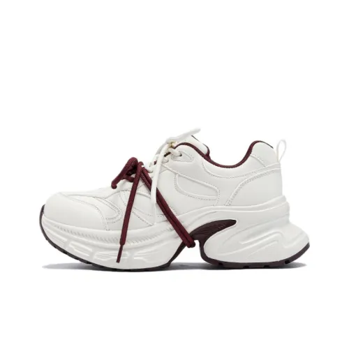 AGSDON Низкий топ обувь с толстой подошвой женская