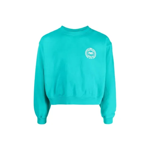 SPORTY & RICH Бирюзовый Мужской Свитшот