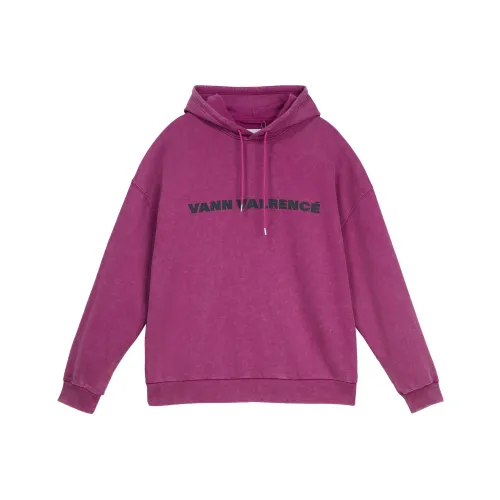 VANN VALRENCÉ Ягодно-фиолетовый Унисекс Свитшоты
