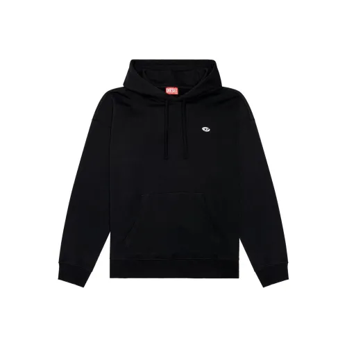 DIESEL SS24 Свитшот Мужской Черный