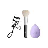 Кисть для макияжа *1 + Губка для макияжа *1 + Кисть для туши *1 + Зашиватель для ресниц *1