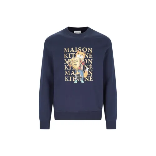 Maison Kitsune Свитшот Мужской Темно-синий