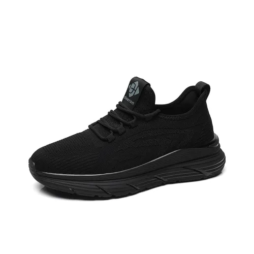 Devanro Низкий Топ Casual Мужской Черный