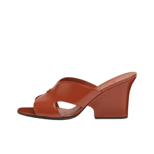 Loro Piana Слипоны 8 см Женские Коричневый