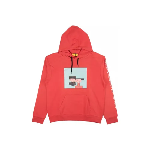 Pyer Moss Red Men's Sweatshirts Пьер Мосс Красный Мужские Толстовки