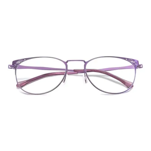 Red Sunset Нержавеющая сталь Овал Очки для работы Женские Виноградный фиолетовый