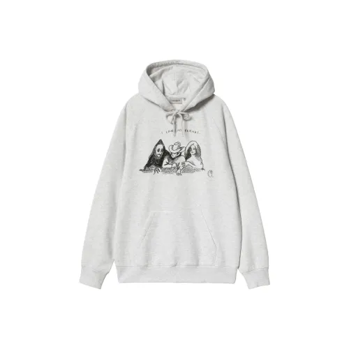 Carhartt WIP SS24 С капюшоном Pepe Friends Sweat Толстовка Унисекс Серый