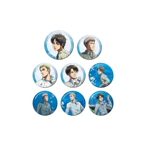 Animate Attack on Titan Aquarium Collection Значок Blind Коробка Значки