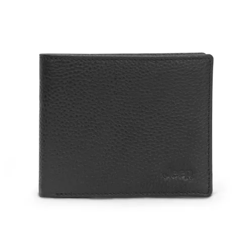 JEEP Натуральная кожа Кошелек Стандартный Унисекс Черный