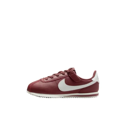 nike Cortez EasyOn Slip Resistant Abrasion Resistant Низкий Топ Детские Лайфстайл Обувь Красный Дети Возраст 3-7 Лет