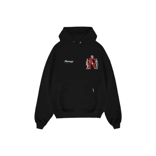 REPRESENT Серый Черный Мужские Толстовки