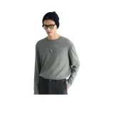 Зелёный, круглый вырез