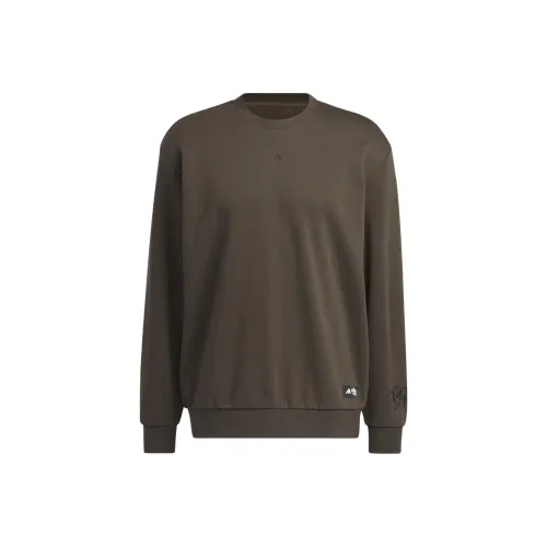 Adidas CNY Темно-оливковый зеленый Мужские Свитшоты