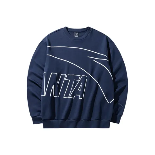 Anta Life Collection PURE Темно-синий Синий Мужской Свитшот