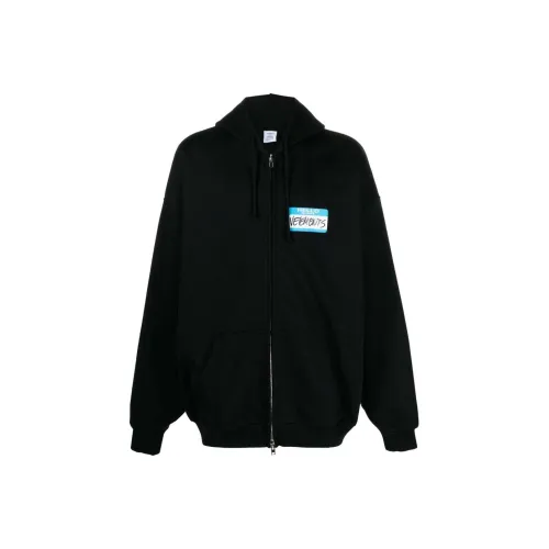 Vetements Черные Мужские Свитшоты