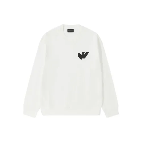 EMPORIO ARMANI Белый Мужской Свитшот