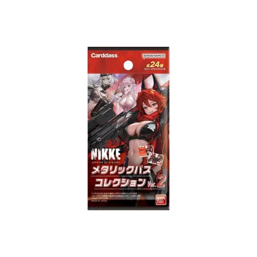 BANDAI Victory Goddess NIKKE Metal Card Coupon Collection EDITION IP Аниме Карточка Одиночная Упаковка
