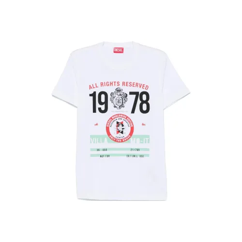 DIESEL Белая Мужская T-Рубашка