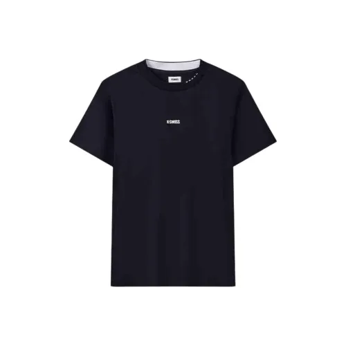 K·SWISS Глубокий Черный Мужская Футболка