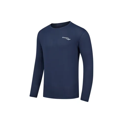 Saucony Бег T-Shirt Мужской Dazzling Темно-синий