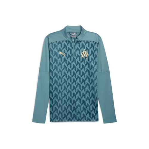 PUMA Olympique de Marseille FW24 T-Shirt Мужской Синий