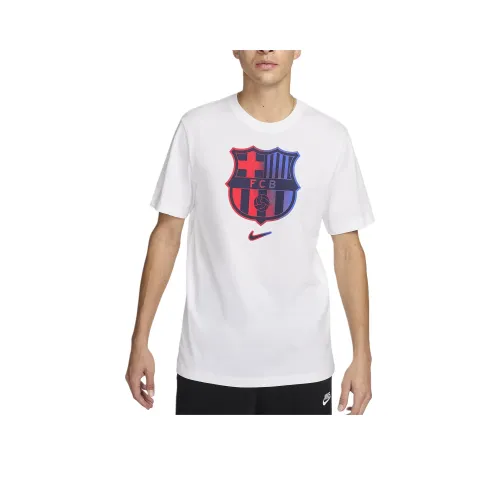 nike FC Barcelona T-Shirt Мужская Белая