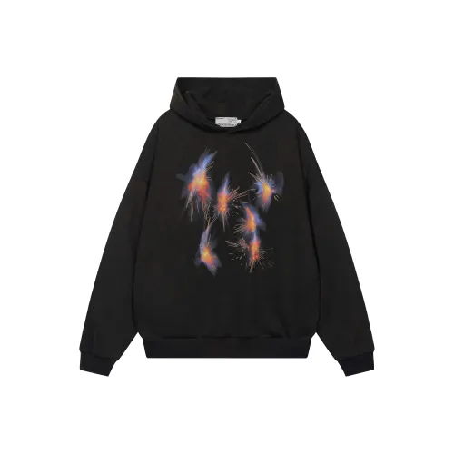 HARSH AND CRUEL SS23 Свитшот Унисекс Выстиранный Черный