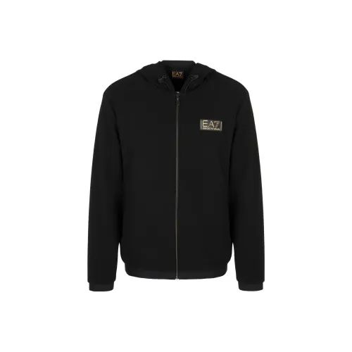 EMPORIO ARMANI EA7 Черные Мужские Свитшоты