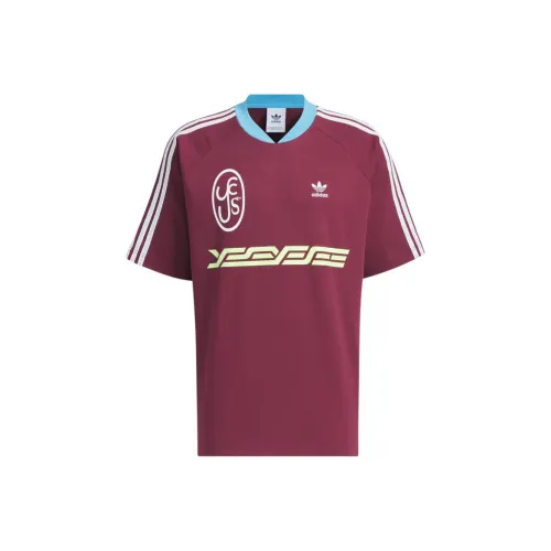 Adidas Originals x YESEYESEE FW24 BS Команда T Рубашка Мужская Victory Scarlet