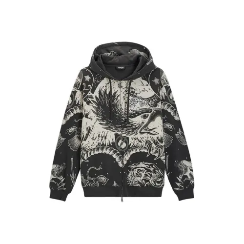 Ed Hardy Темный Мраморный Мужские Толстовки