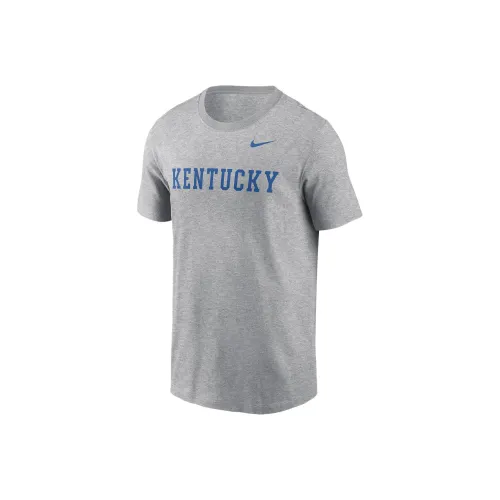 nike CollegeKentucky FW24 Wildcats Primetime Wordmark T Рубашка Мужская Серый Heather