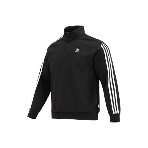 Adidas Американский худи мужской черный