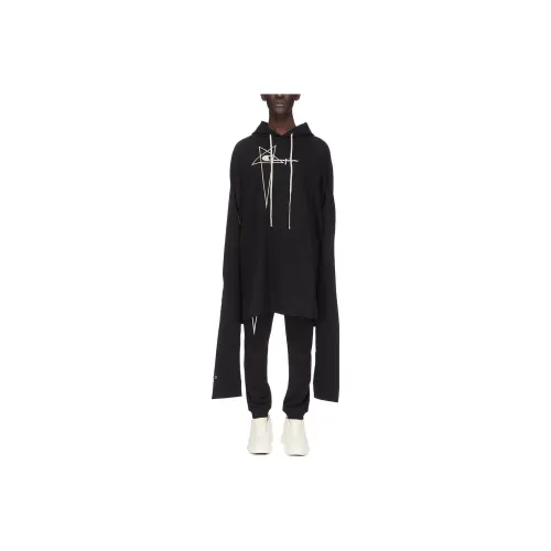 RICK OWENS Черные Мужские Свитшоты