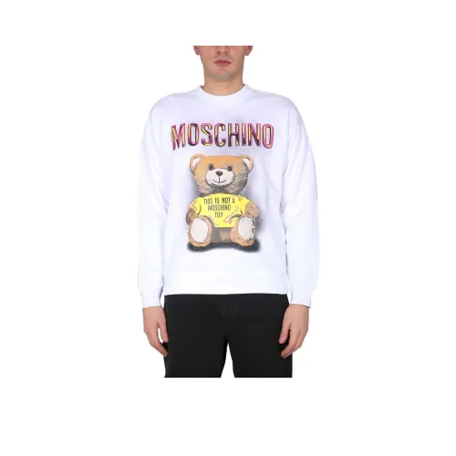 MOSCHINO Белый Мужской Свитшот