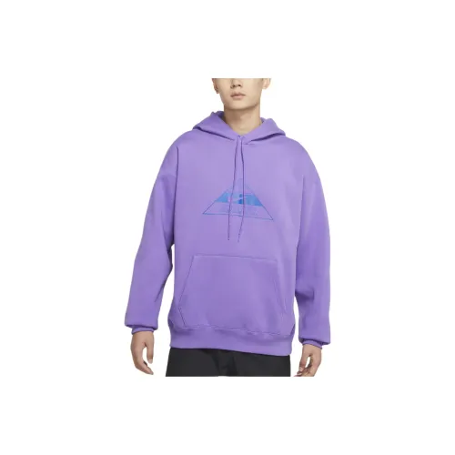 NIKE Активный Виноградный Фиолетовый Унисекс Свитшоты