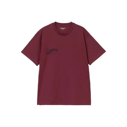 Carhartt WIP T-Shirt Мужской Кирпично-Красный