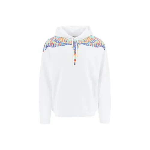 MARCELO BURLON Белый Мужской Свитшот