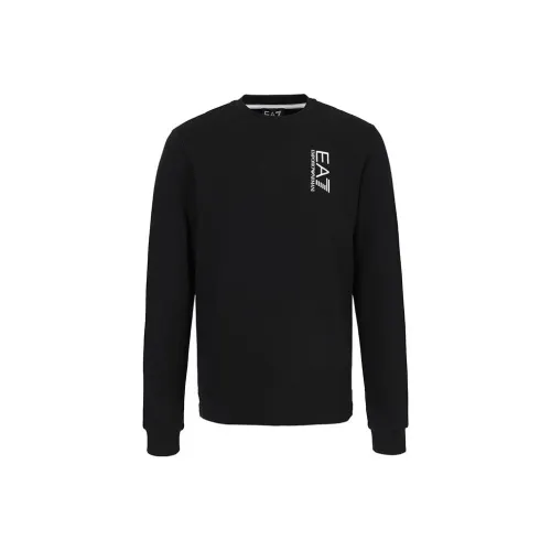 EMPORIO ARMANI EA7 Черные Мужские Свитшоты