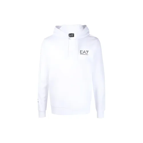 EMPORIO ARMANI EA7 Толстовка Мужской Белый