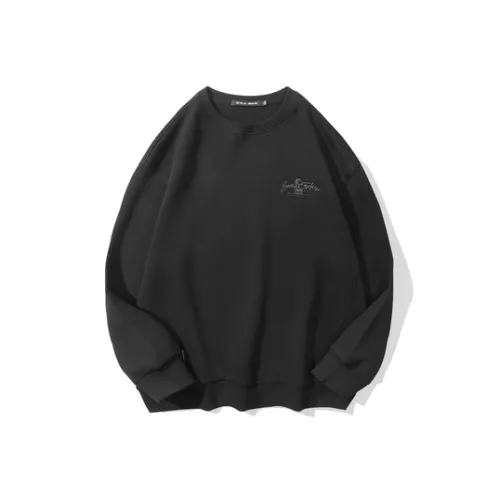 HLA JEANS Черный узор 07 Мужские свитшоты