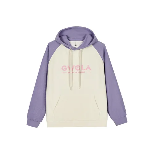 Gwola Абрикос Фиолетовый Унисекс Свитшоты