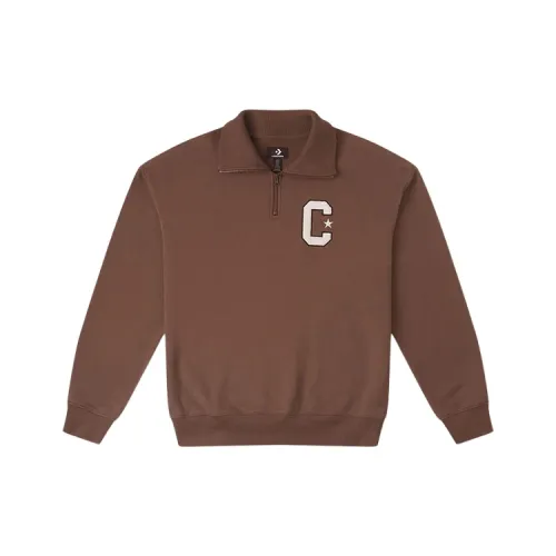 Конверс Свитшот Унисекс Коричневый