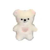 Бежевый обнимающий медведь подвеска