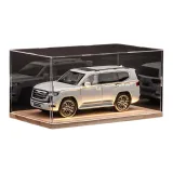 Тойота Лэнд Крузер [Белый] + Пылезащитный чехол из массива дерева