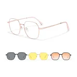 Розово-золотой (Защита от синего света — Включает 4 шт накладных линз)