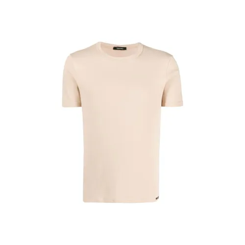 TOM FORD Рубашка Мужская Светлый Бежевый